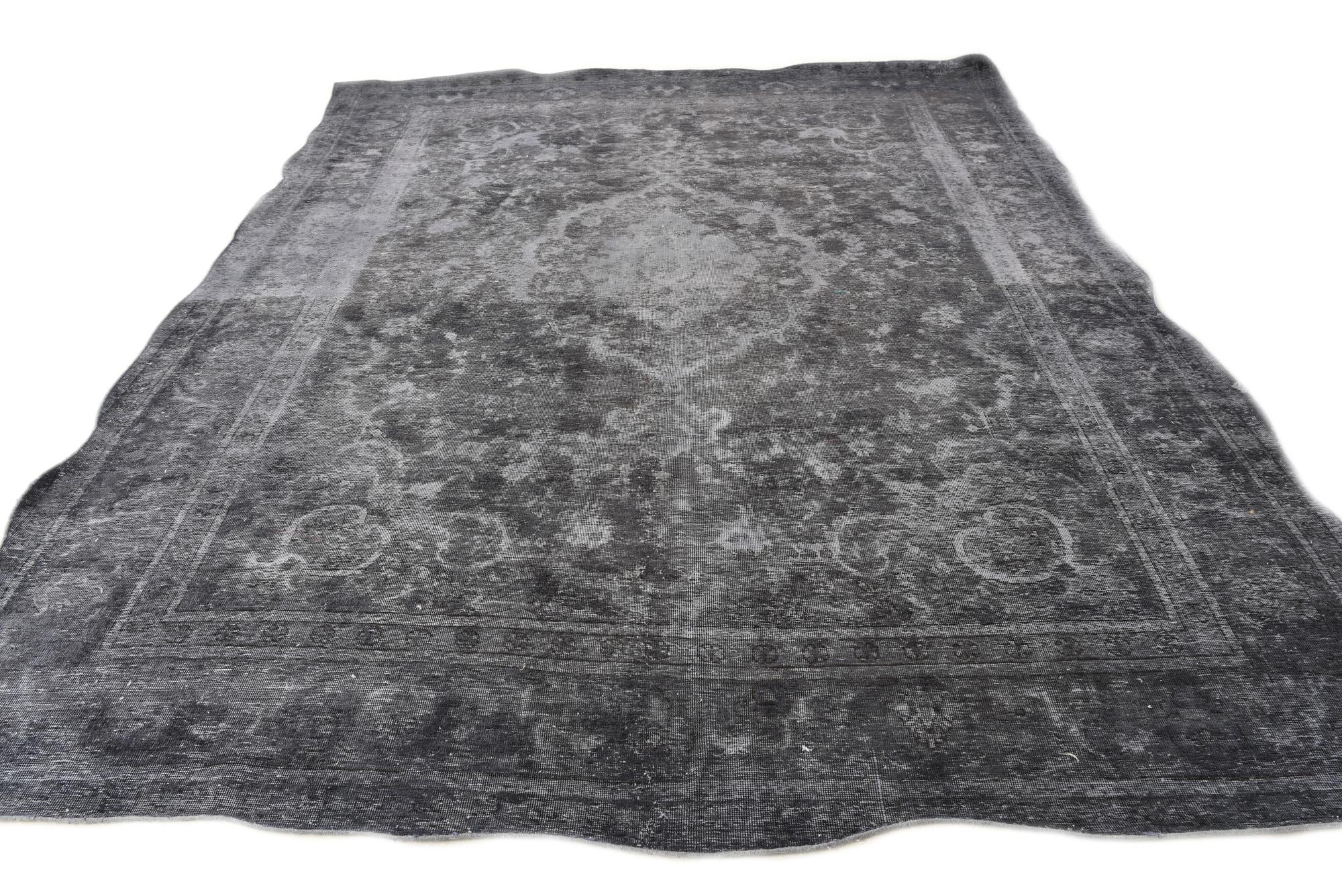 8' 10 x 12' 5 Hand Knotted Ultra Vintage Persian Wool Rug