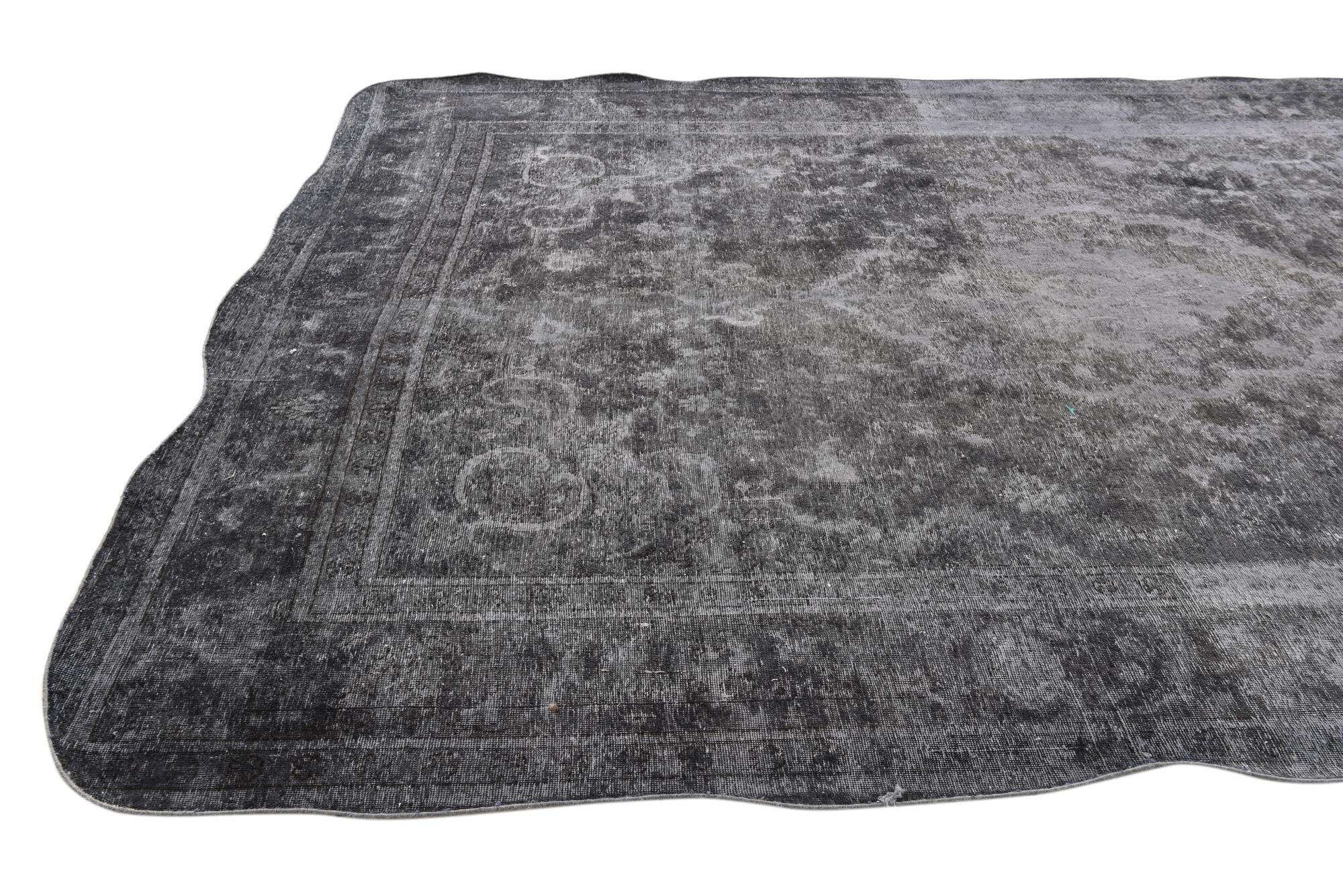 8' 10 x 12' 5 Hand Knotted Ultra Vintage Persian Wool Rug