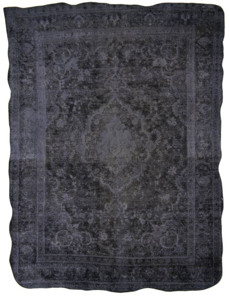 Detail image of 8' 10 x 12' 5 Hand Knotted Ultra Vintage Persian Wool Rug