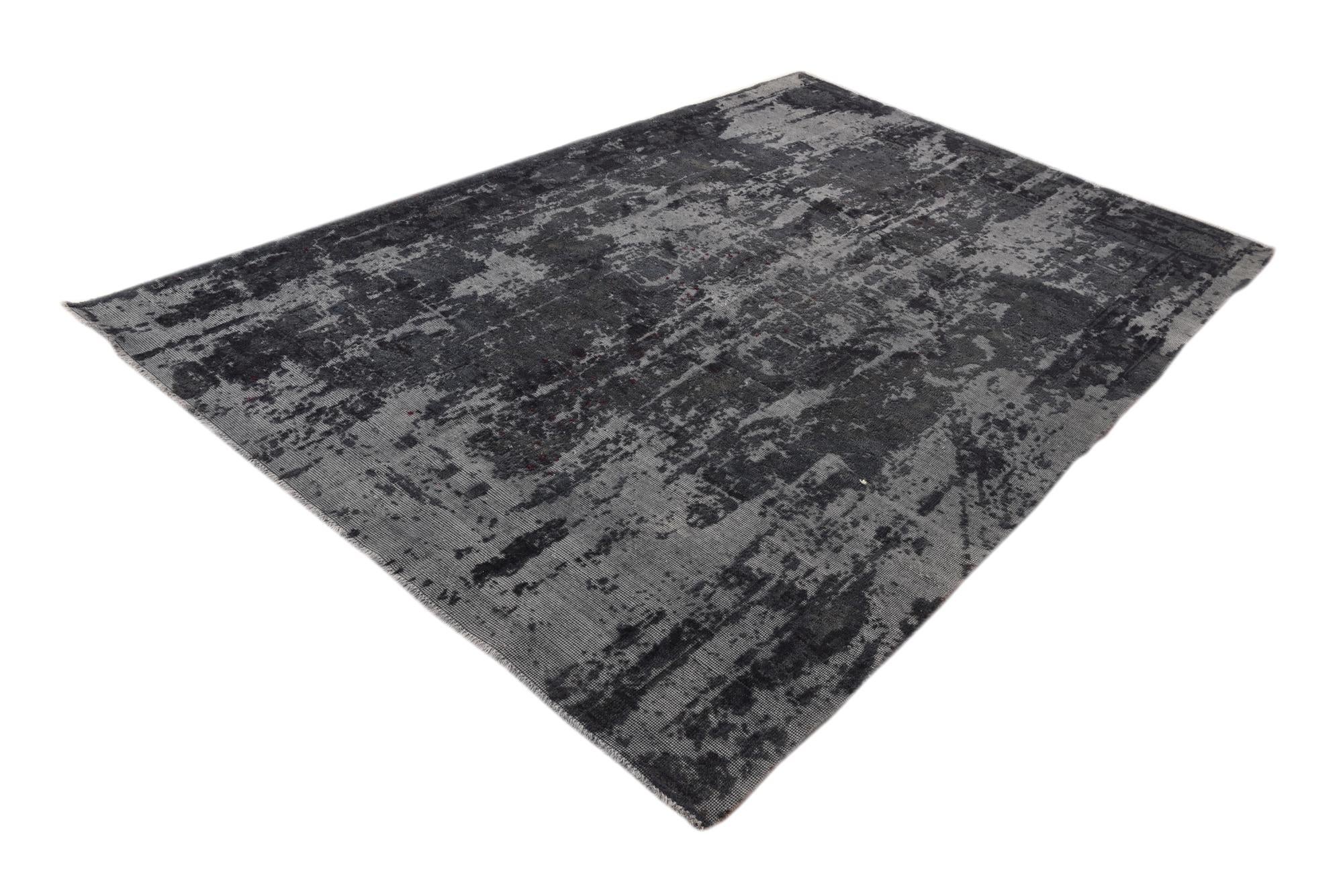 6' 3 x 9' 8 Hand Knotted Ultra Vintage Persian Wool Rug