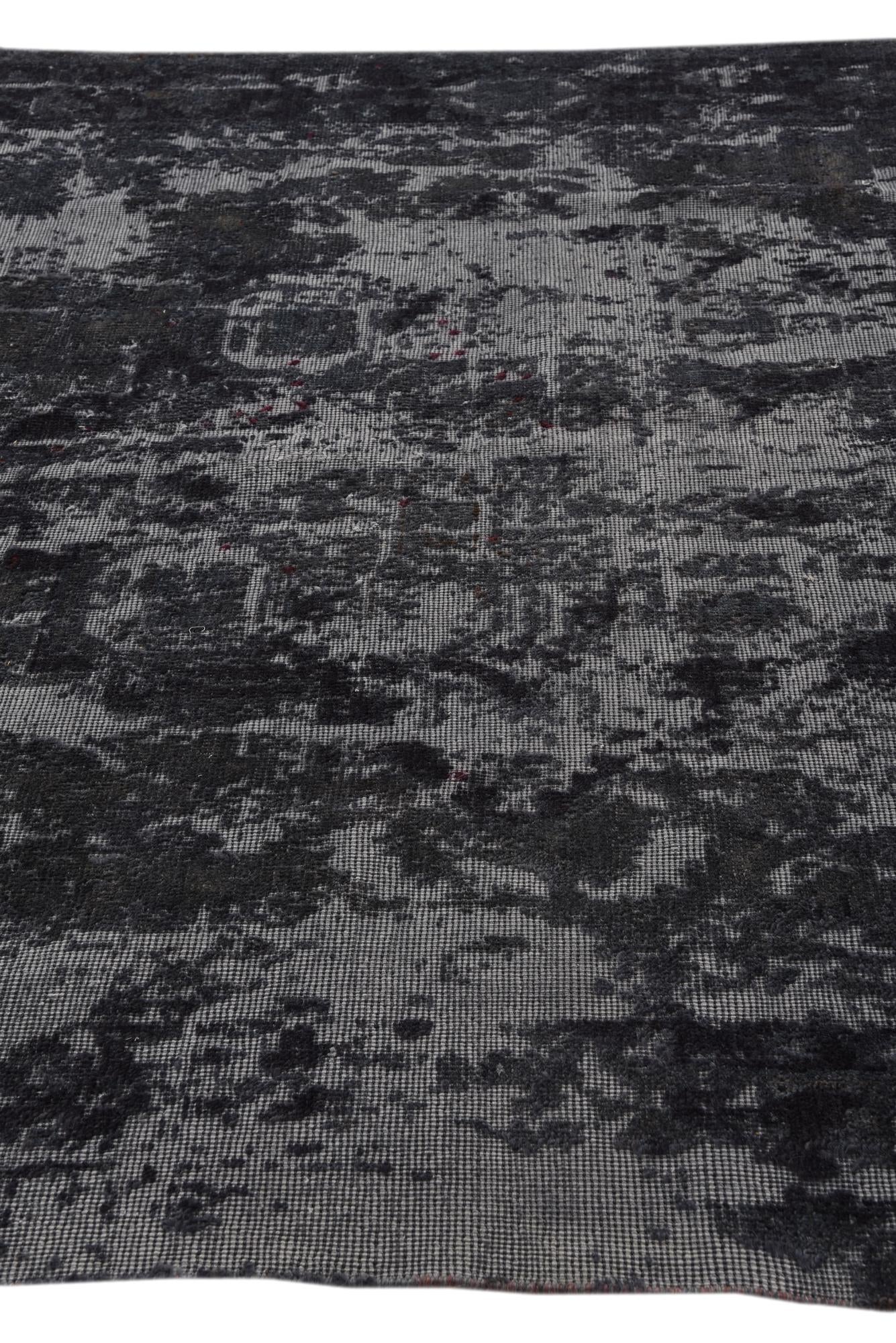 6' 3 x 9' 8 Hand Knotted Ultra Vintage Persian Wool Rug