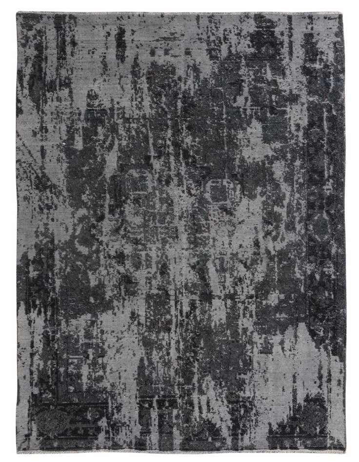 Detail image of 6' 3 x 9' 8 Hand Knotted Ultra Vintage Persian Wool Rug