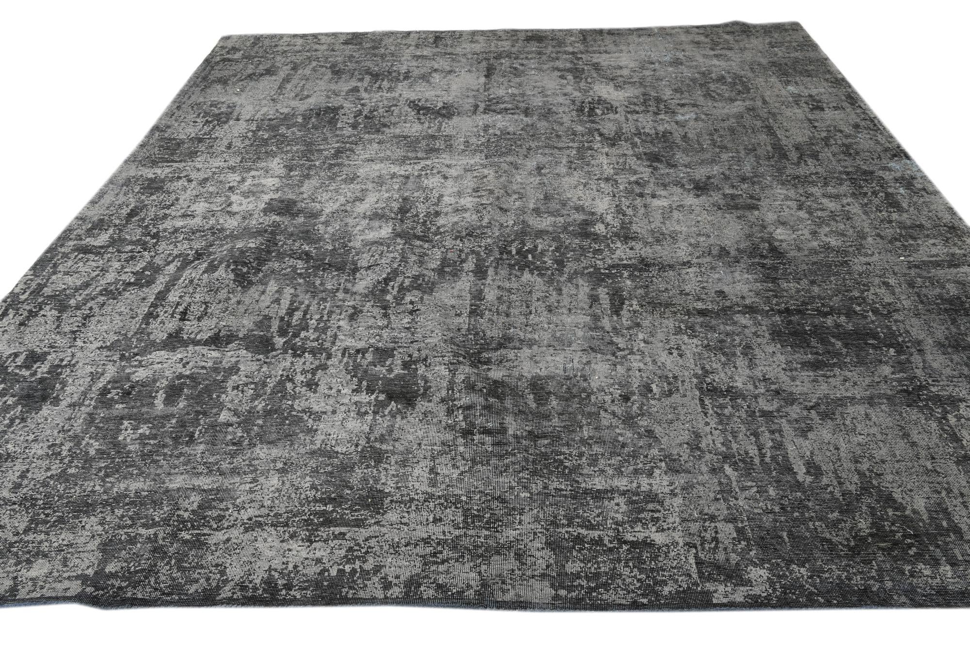 9' 3 x 12' Hand Knotted Ultra Vintage Persian Wool Rug