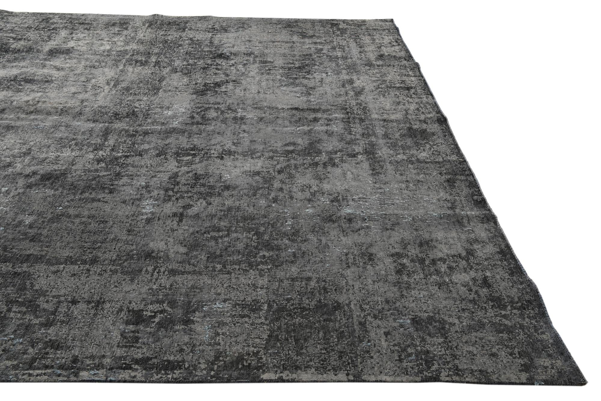 9' 3 x 12' Hand Knotted Ultra Vintage Persian Wool Rug