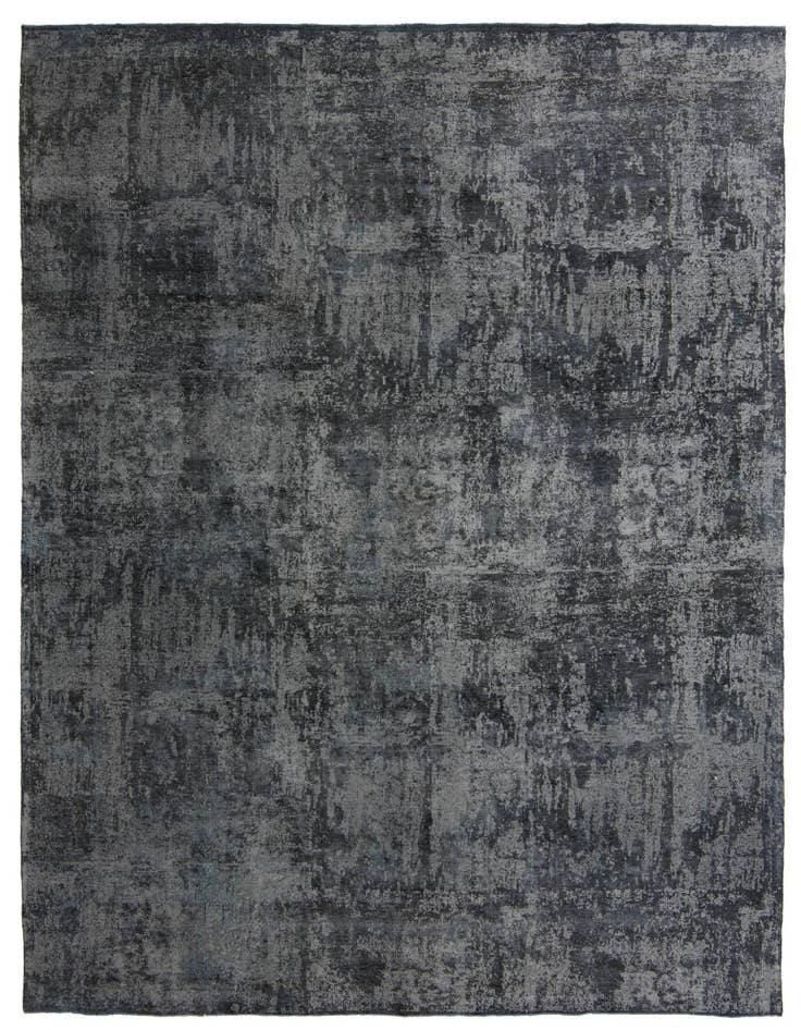 Detail image of 9' 3 x 12' Hand Knotted Ultra Vintage Persian Wool Rug