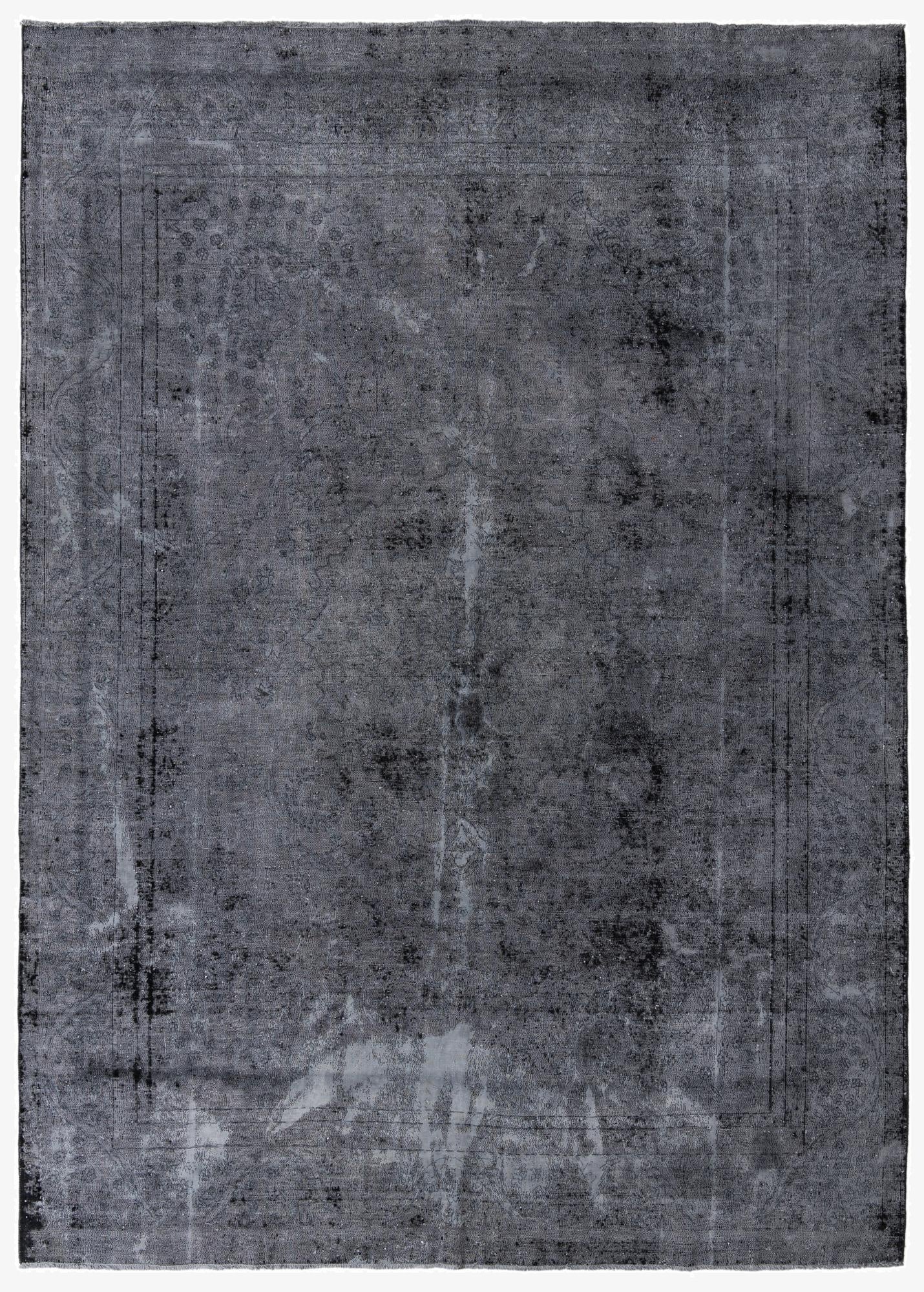 9' x 12' 3  Hand Knotted Ultra Vintage Persian Wool Rug