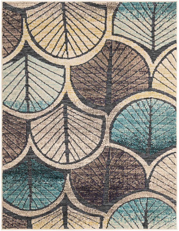 Detail image of 4' x 6' Easy-Clean Casablanca Indoor / Outdoor Rug