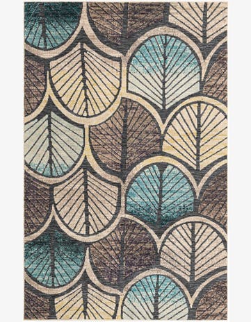 6' x 9' Easy-Clean Casablanca Indoor / Outdoor Rug