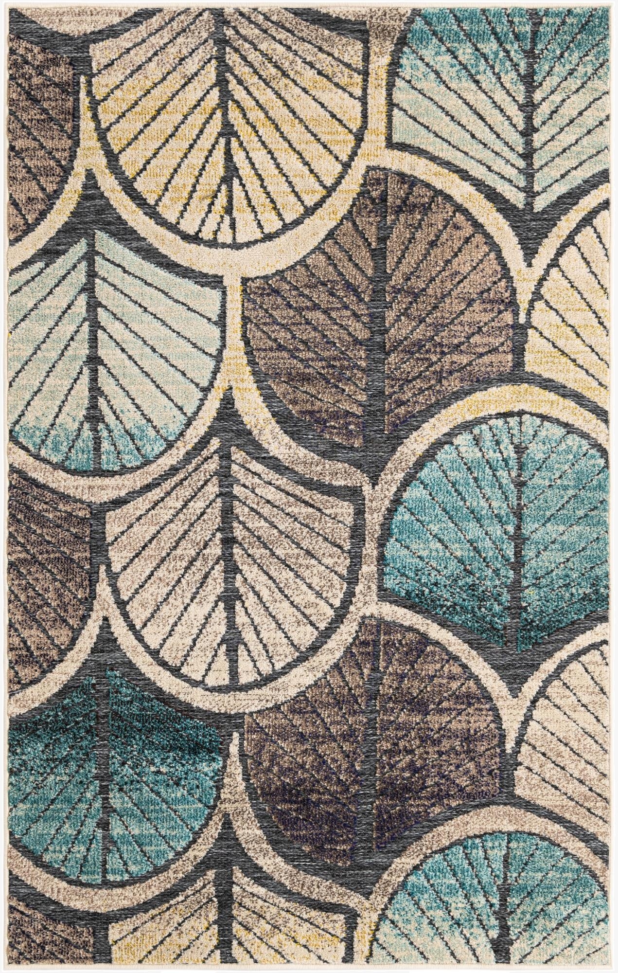 4' x 6'  Washable Casablanca Indoor / Outdoor Rug