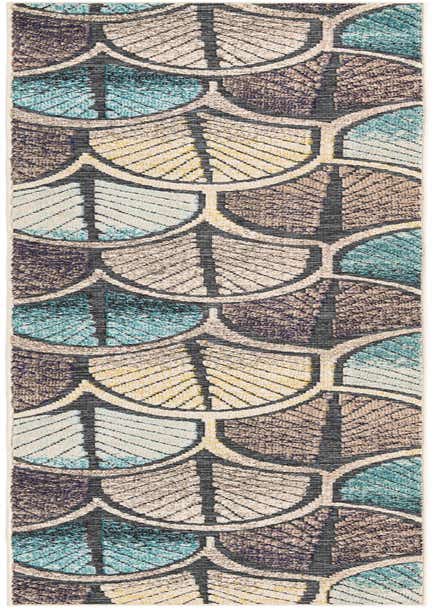 2' 7 x 12' Easy-Clean Casablanca Indoor / Outdoor Runner Rug