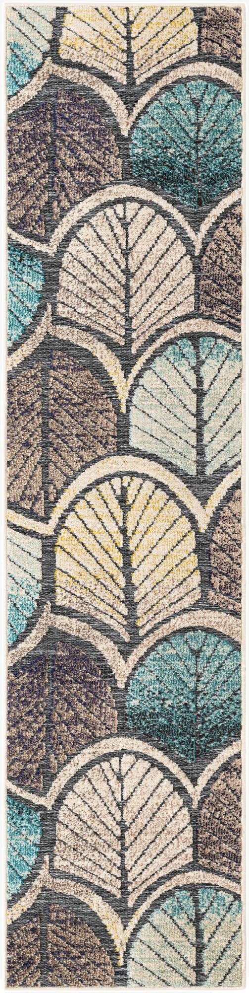 2' x 8'  Washable Casablanca Indoor / Outdoor Runner Rug