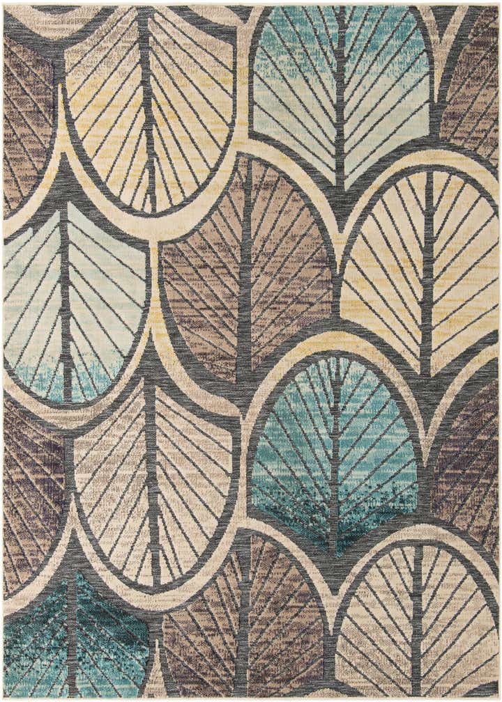 7' 10 x 7' 10 Easy-Clean Casablanca Indoor / Outdoor Square Rug