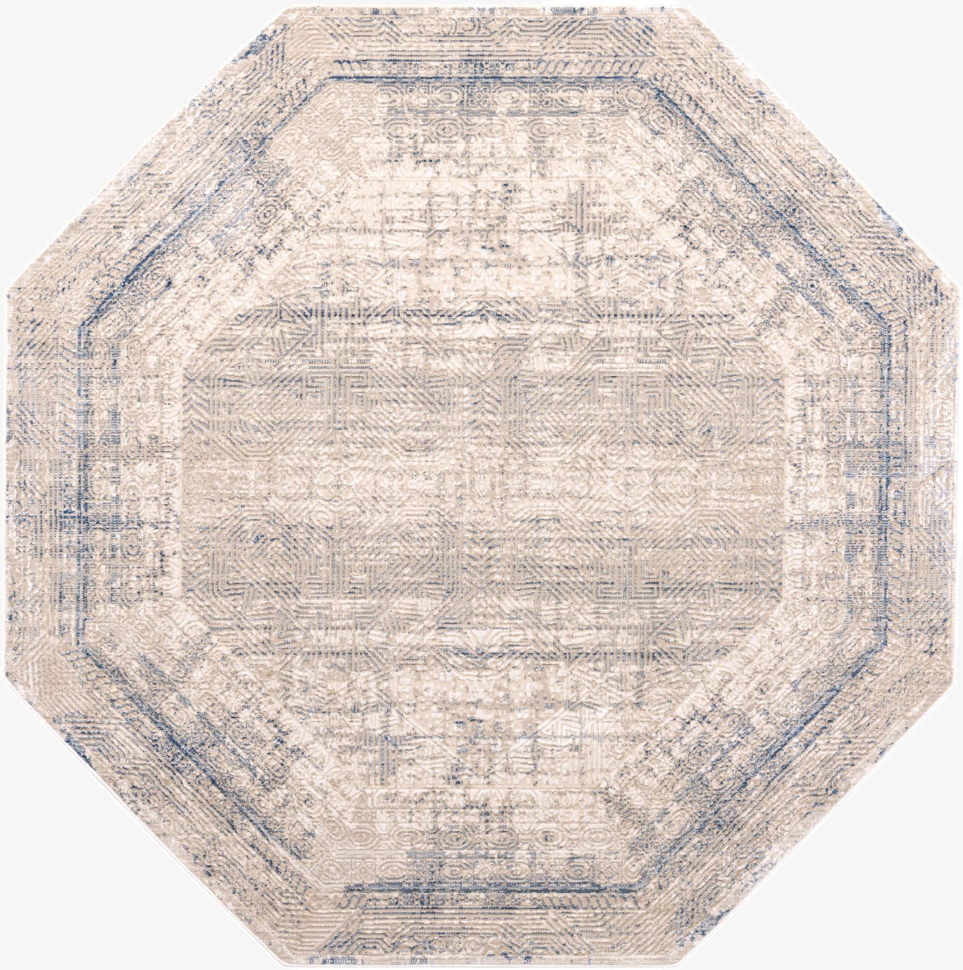 7' 10 x 7' 10 Deepa Octagon Rug