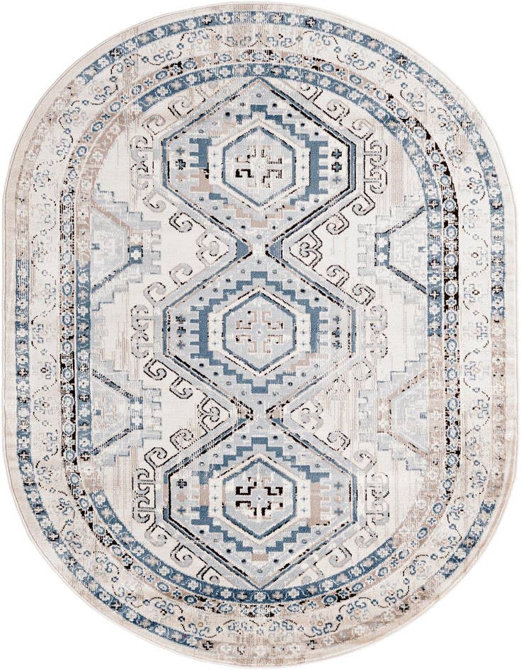 Detail image of 5' 3 x 8' Charlotte Oval Rug