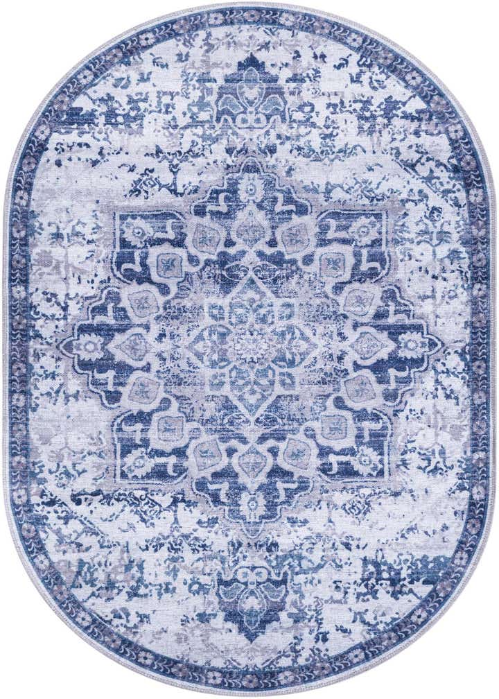 3' 3 x 5' 3 Washable Francesca Oval Rug