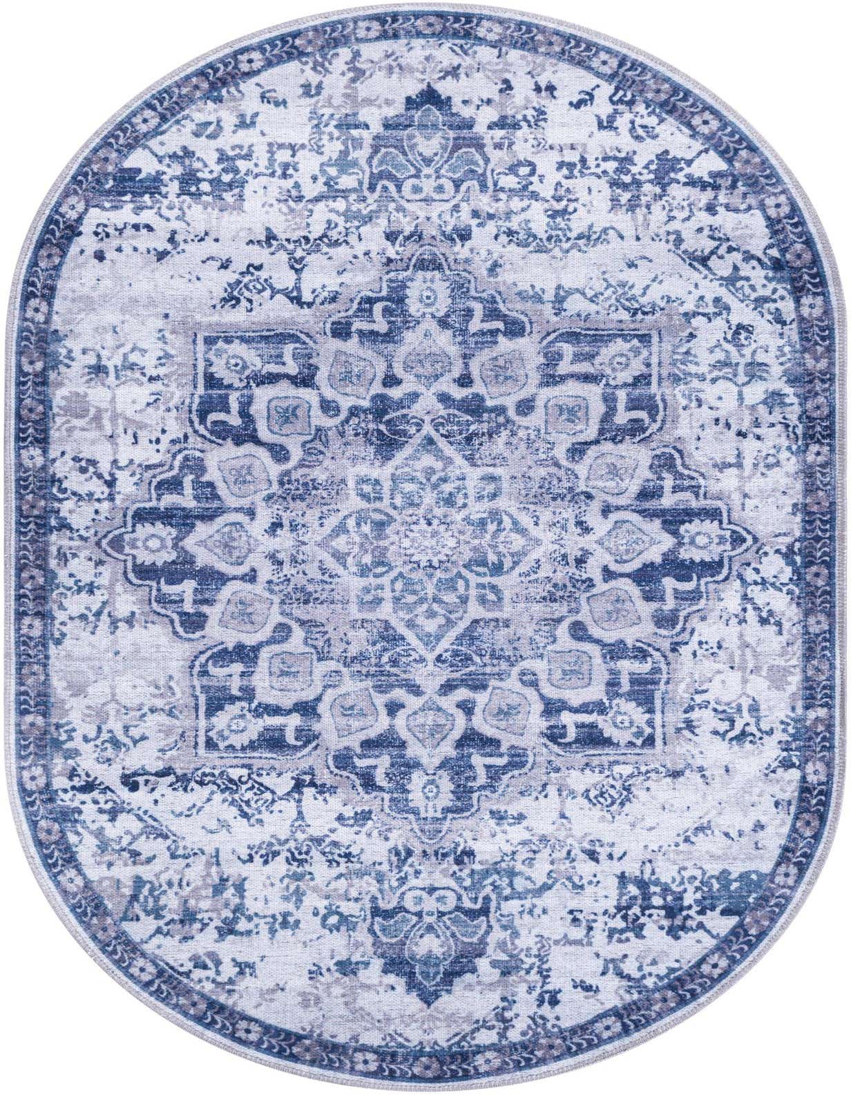 3' 3 x 5' 3 Washable Francesca Oval Rug