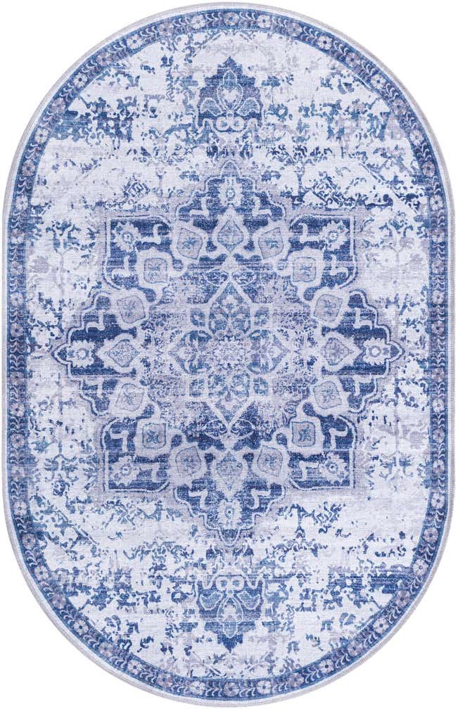 4' x 6' Washable Francesca Oval Rug