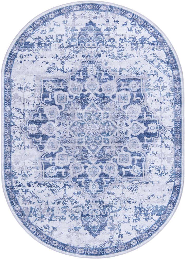 6' x 9' Washable Francesca Oval Rug