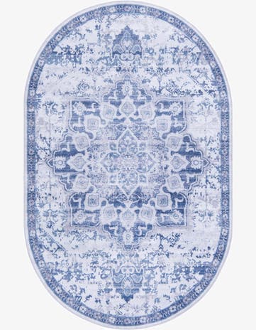 5' 3 x 8' Washable Francesca Oval Rug