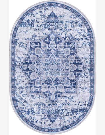 2' x 3' Washable Renaissance Oval Rug