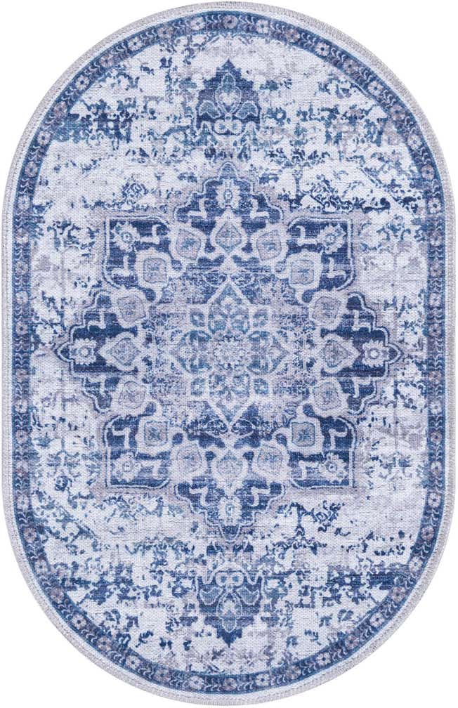 2' x 3' Washable Renaissance Oval Rug
