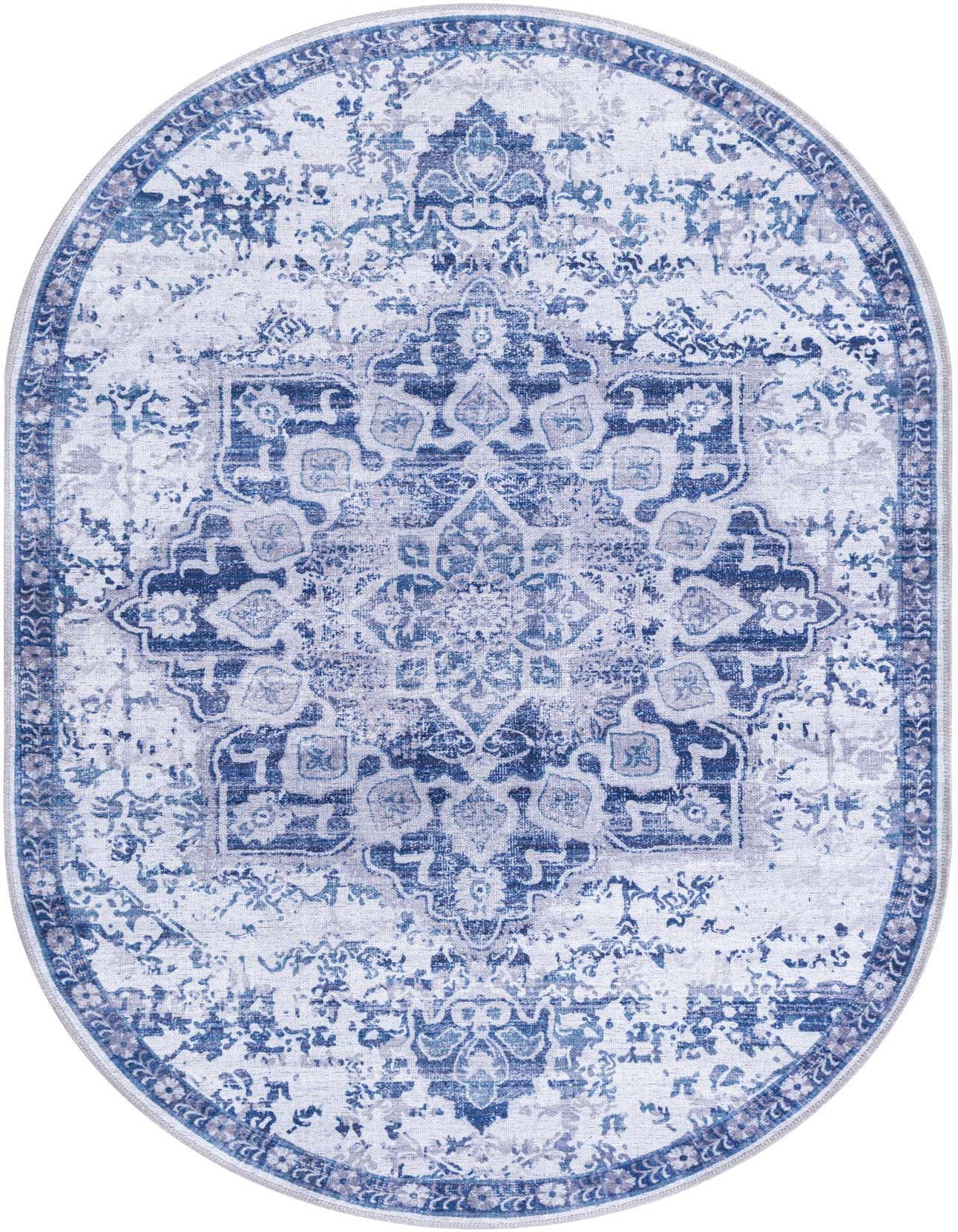 4' x 6' Washable Renaissance Oval Rug