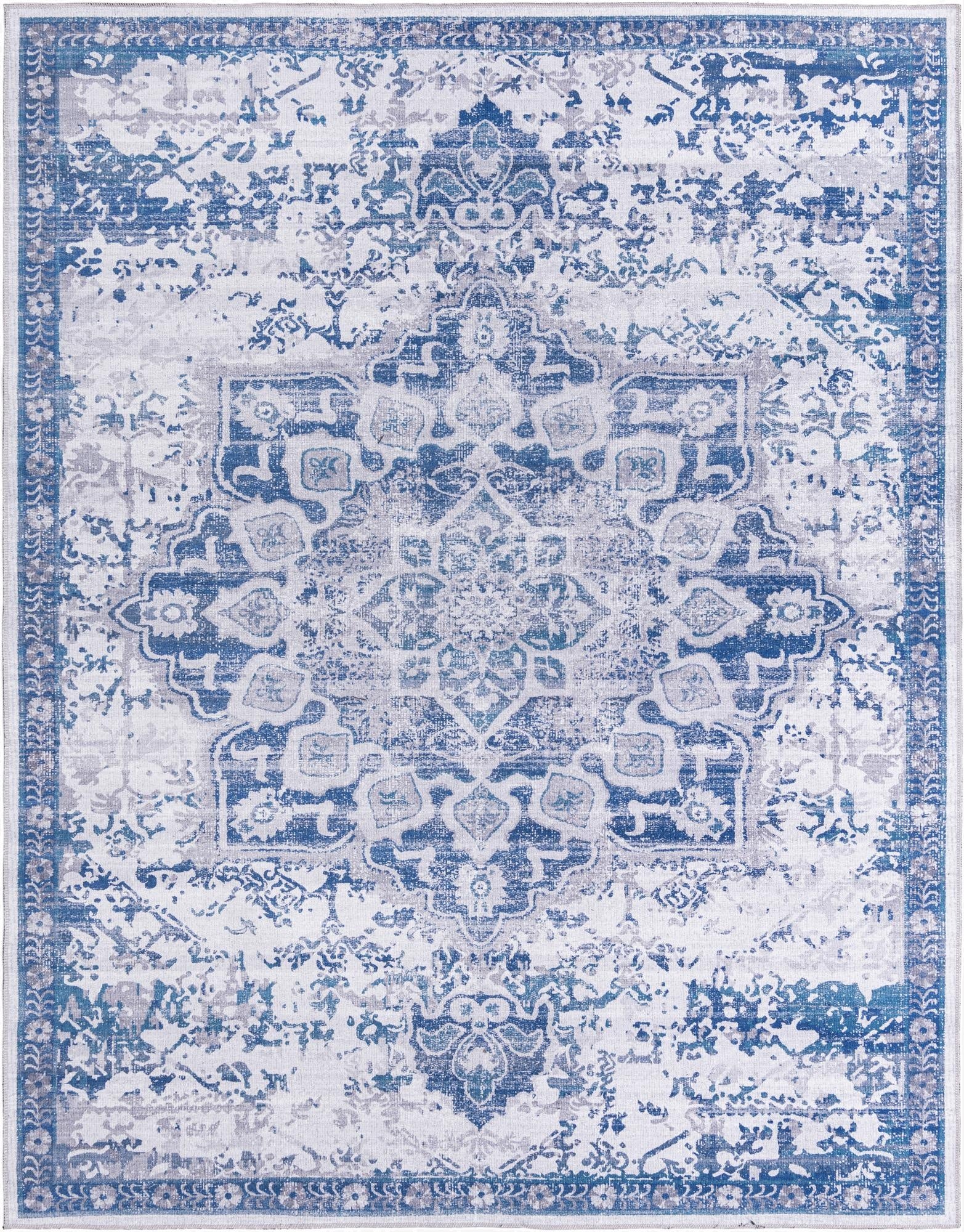 7' 10 x 10' Washable Francesca Rug