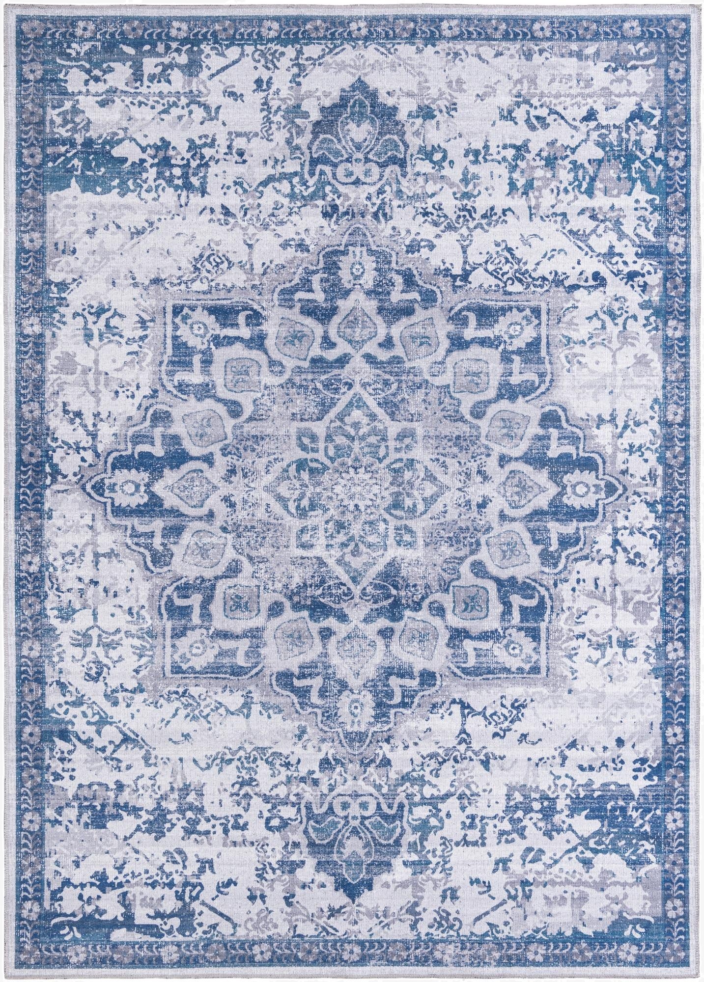 Primary image  7' 3 x 10'  Washable Francesca Rug