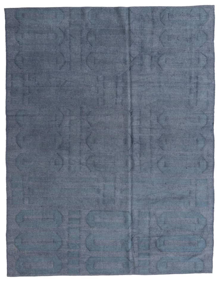 Detail image of 6' 3 x 8' 1 Hand Woven Kilim Modern Wool Rug