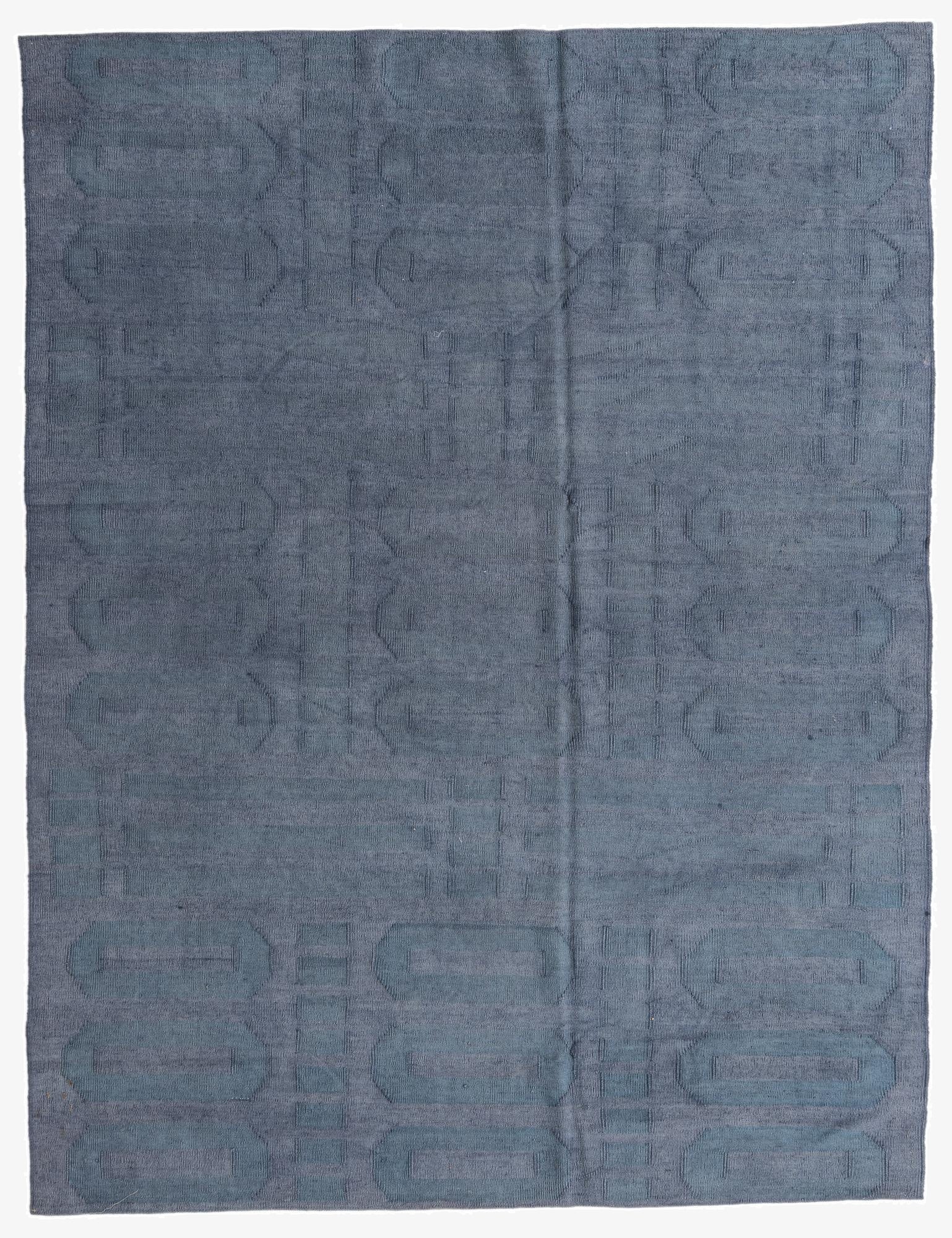 6' 3 x 8' 1  Hand Woven Kilim Modern Wool Rug