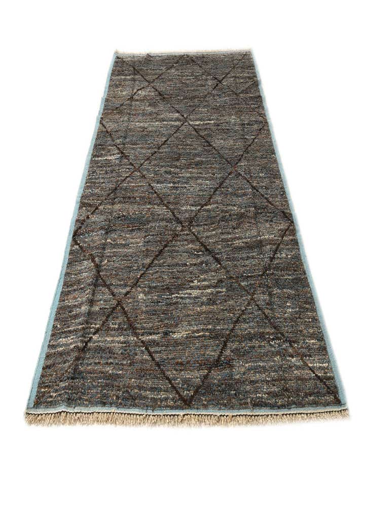 5' 11 x 9' 9 Hand Knotted Moroccan Wool Rug