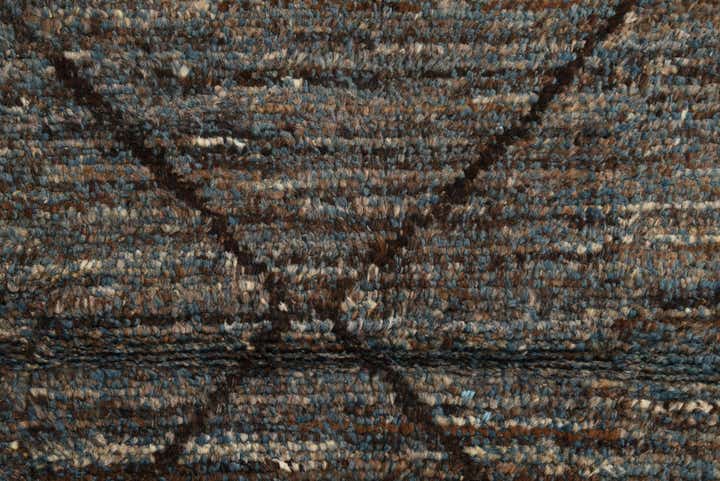 5' 11 x 9' 9 Hand Knotted Moroccan Wool Rug