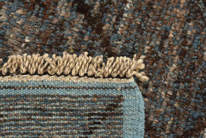 5' 11 x 9' 9 Hand Knotted Moroccan Wool Rug