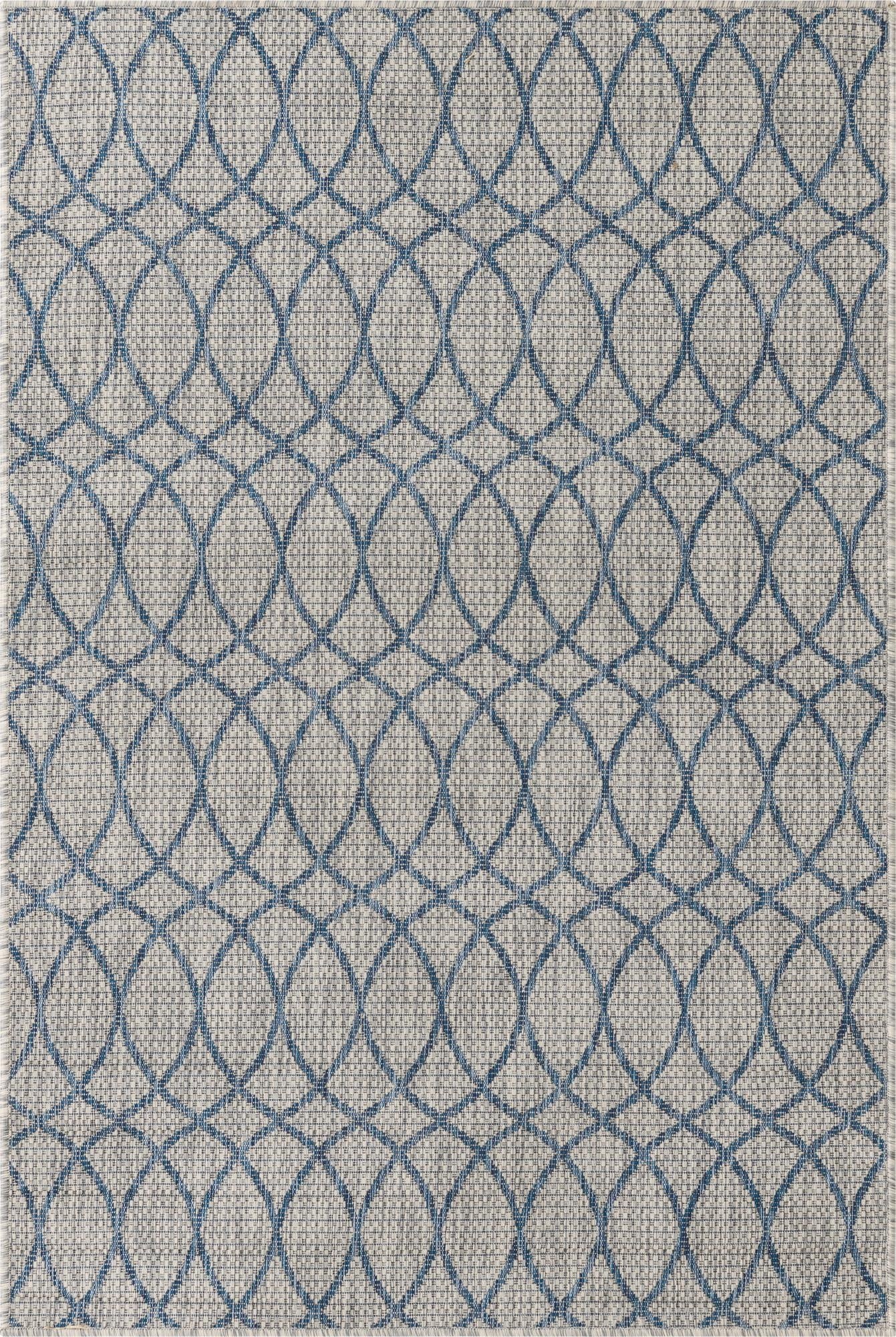 4' x 6' Washable Lattice Indoor / Outdoor Rug