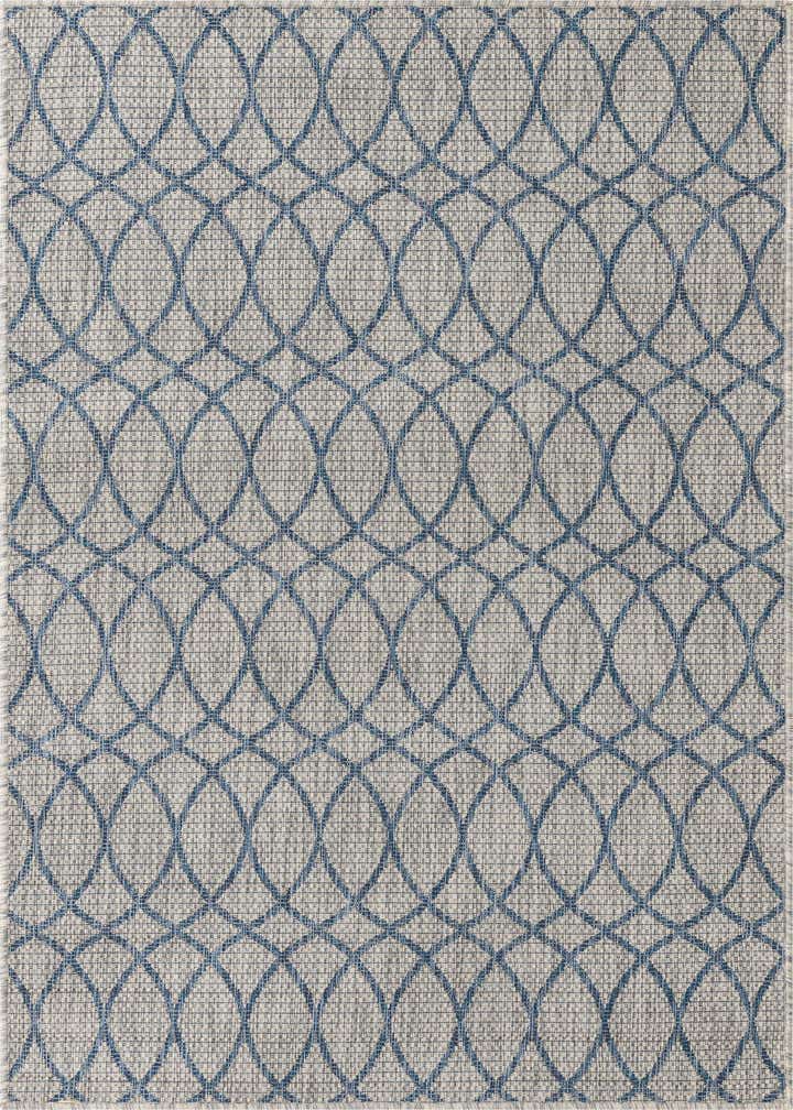 4' x 6' Easy-Clean Trellis Indoor / Outdoor Rug