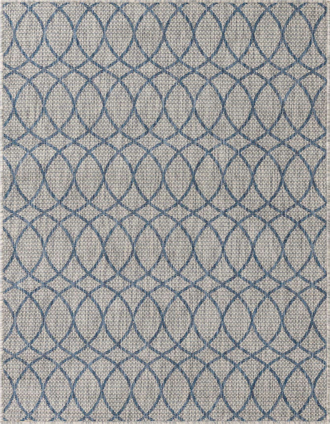 4' x 6' Easy-Clean Trellis Indoor / Outdoor Rug