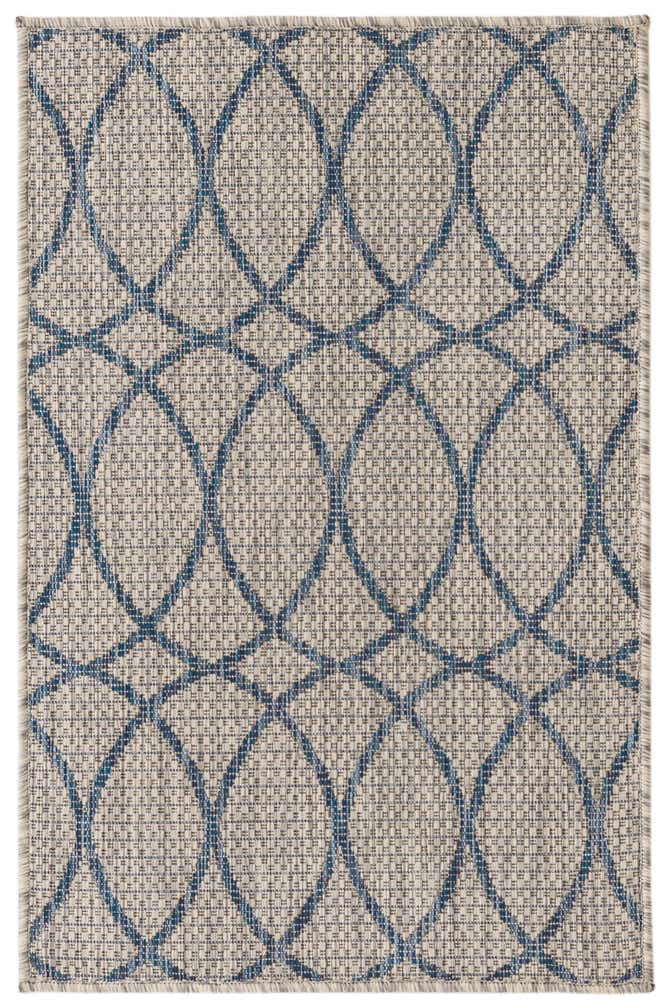 2' 2 x 3' Easy-Clean Trellis Indoor / Outdoor Rug