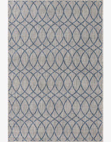 4' x 6' Easy-Clean Trellis Indoor / Outdoor Rug