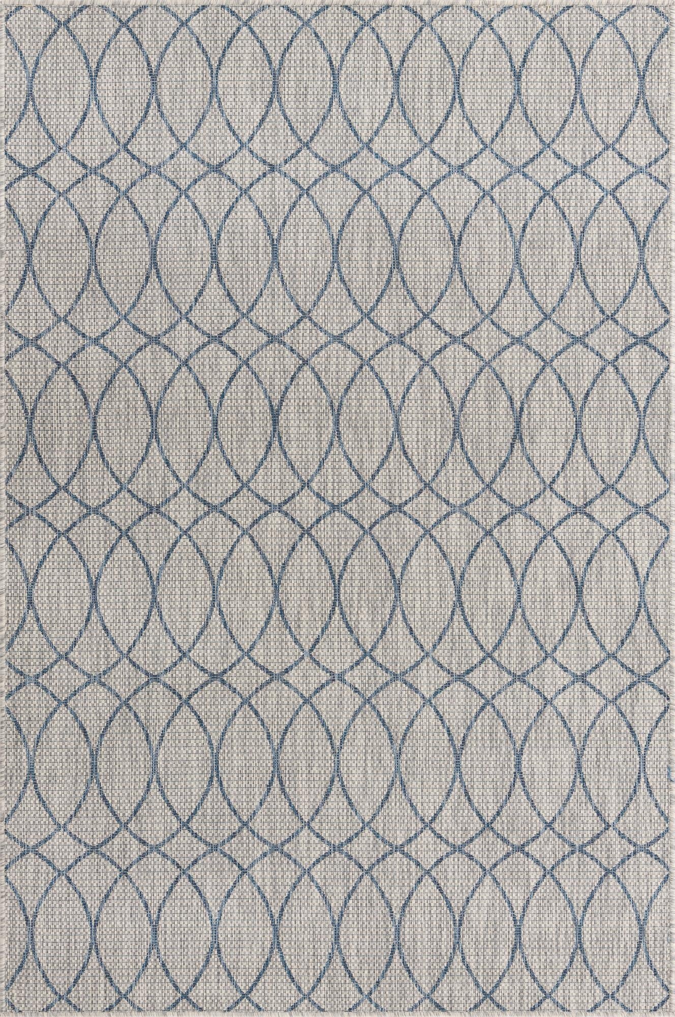 5' 3 x 7' 10  Washable Trellis Indoor / Outdoor Rug