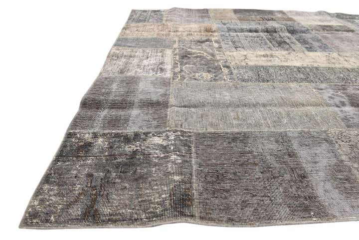 6' 2 x 9' Hand Knotted Ultra Vintage Persian Wool Rug