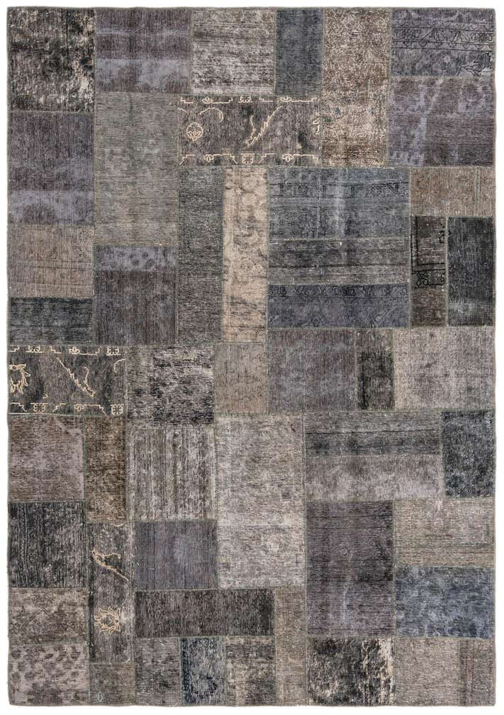 6' 2 x 9' Hand Knotted Ultra Vintage Persian Wool Rug