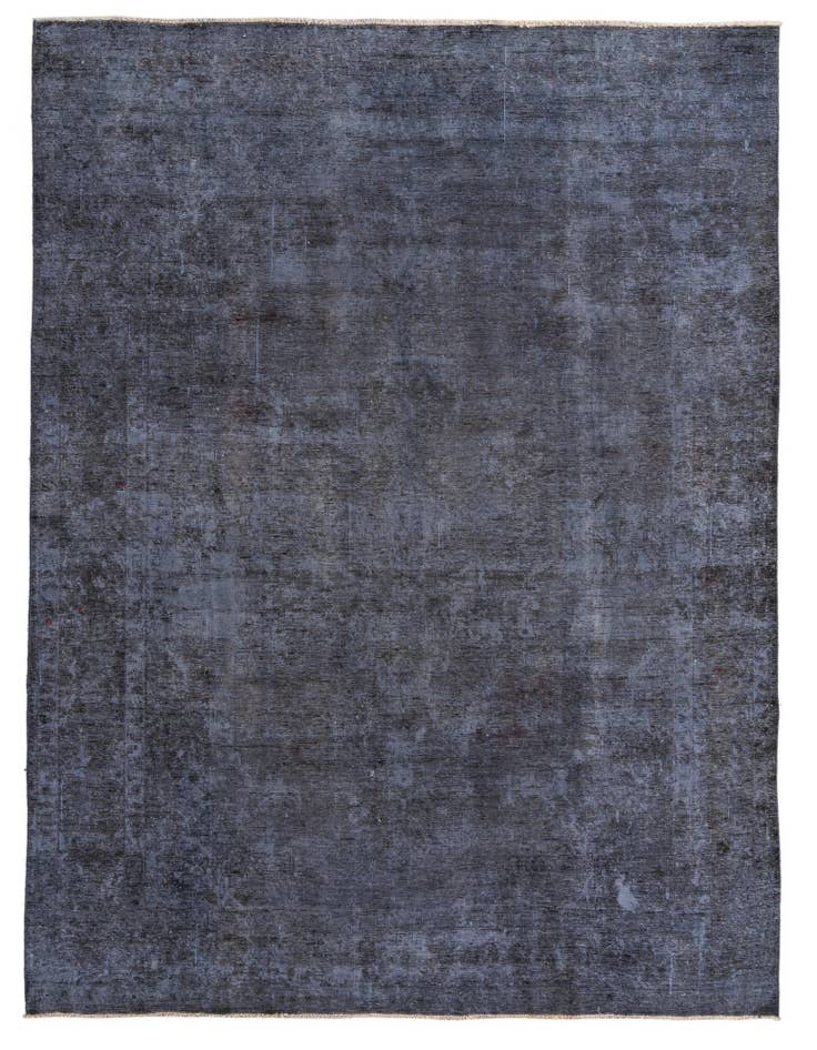 Detail image of 8' 3 x 11' Hand Knotted Ultra Vintage Persian Wool Rug