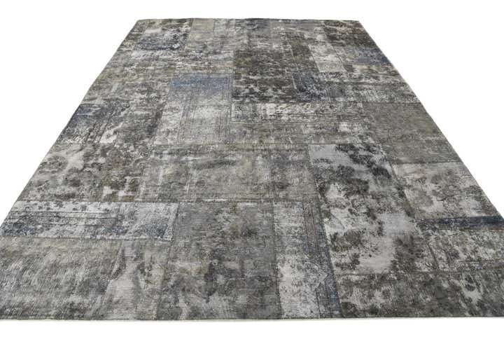 9' x 12' 1 Hand Knotted Ultra Vintage Persian Wool Rug