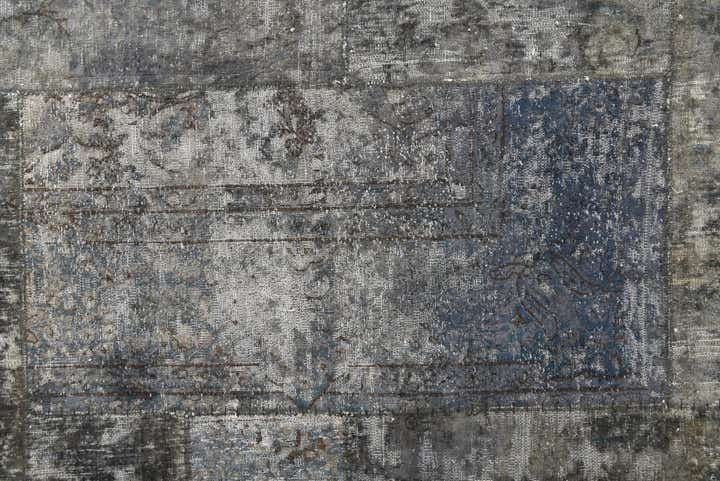 9' x 12' 1 Hand Knotted Ultra Vintage Persian Wool Rug