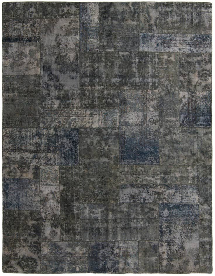 Detail image of 9' x 12' 1 Hand Knotted Ultra Vintage Persian Wool Rug