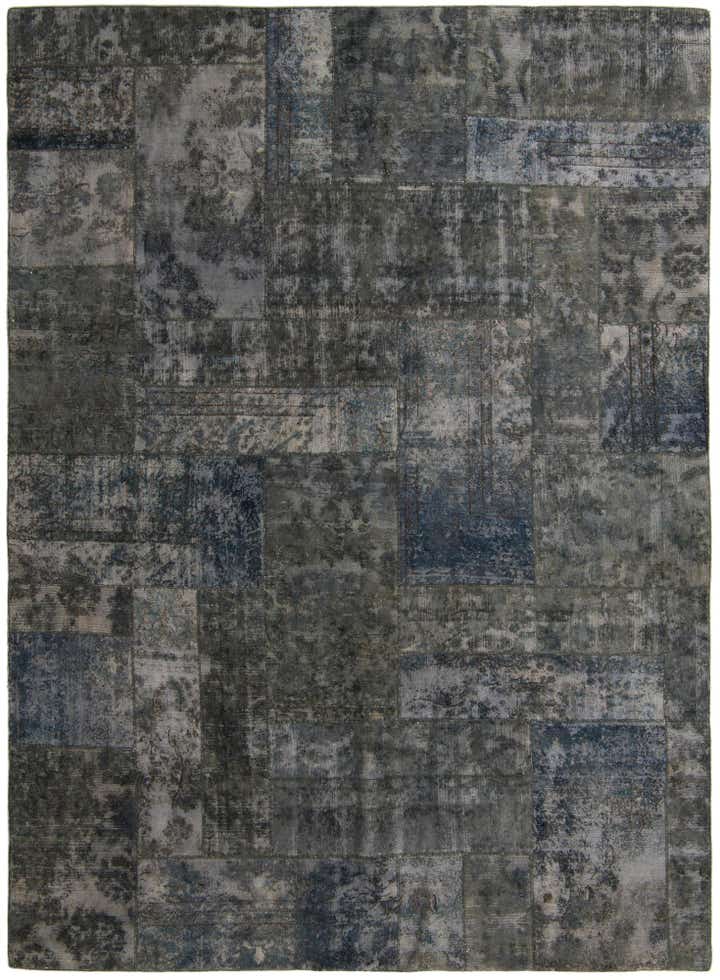 9' x 12' 1 Hand Knotted Ultra Vintage Persian Wool Rug