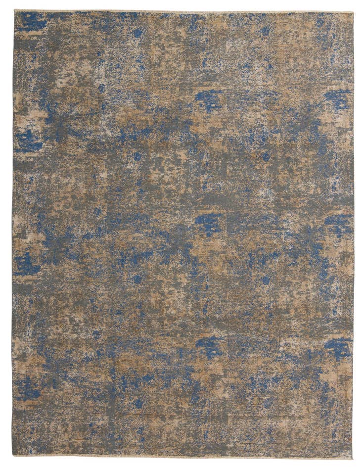 Detail image of 7' 10 x 10' 9 Hand Knotted Ultra Vintage Persian Wool Rug