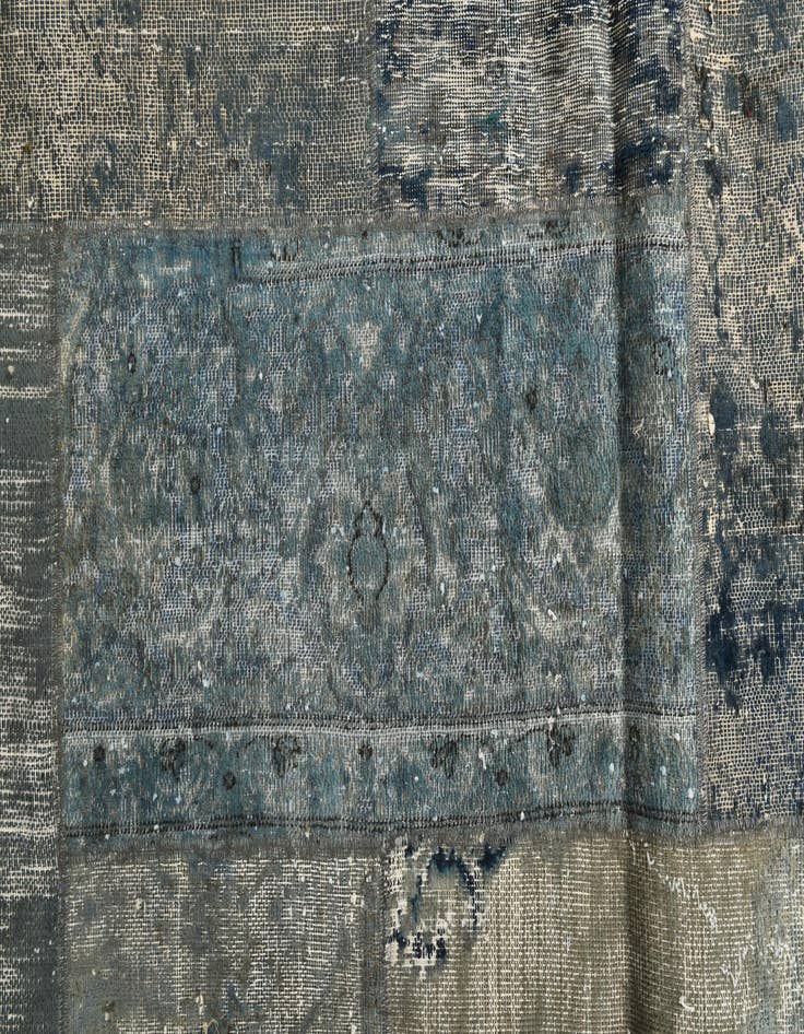 Detail image of 8' x 10' 2 Hand Knotted Ultra Vintage Persian Wool Rug