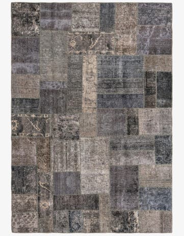 6' 2 x 9' Hand Knotted Ultra Vintage Persian Wool Rug