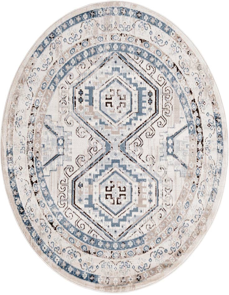 Detail image of 5' 3 x 5' 3 Charlotte Round Rug